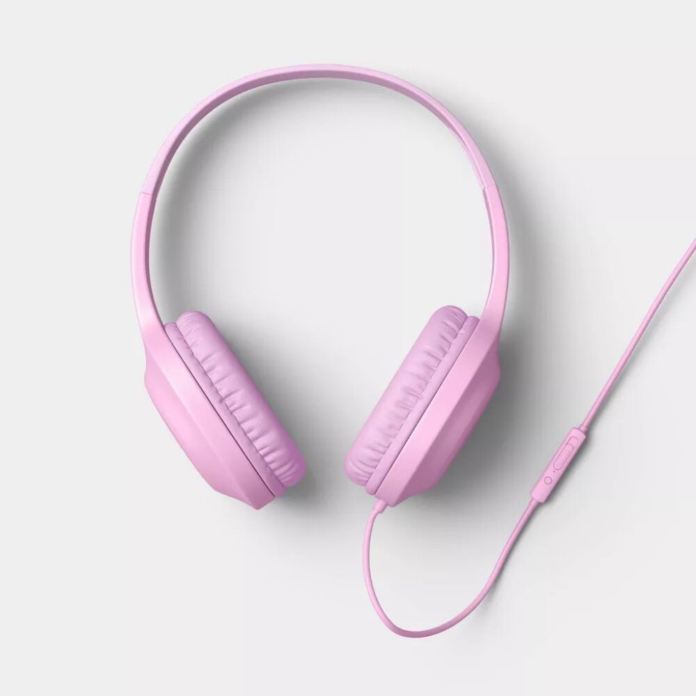 NEW Wired Banded Over Ear Headphones with Microphone heyday™ Purple